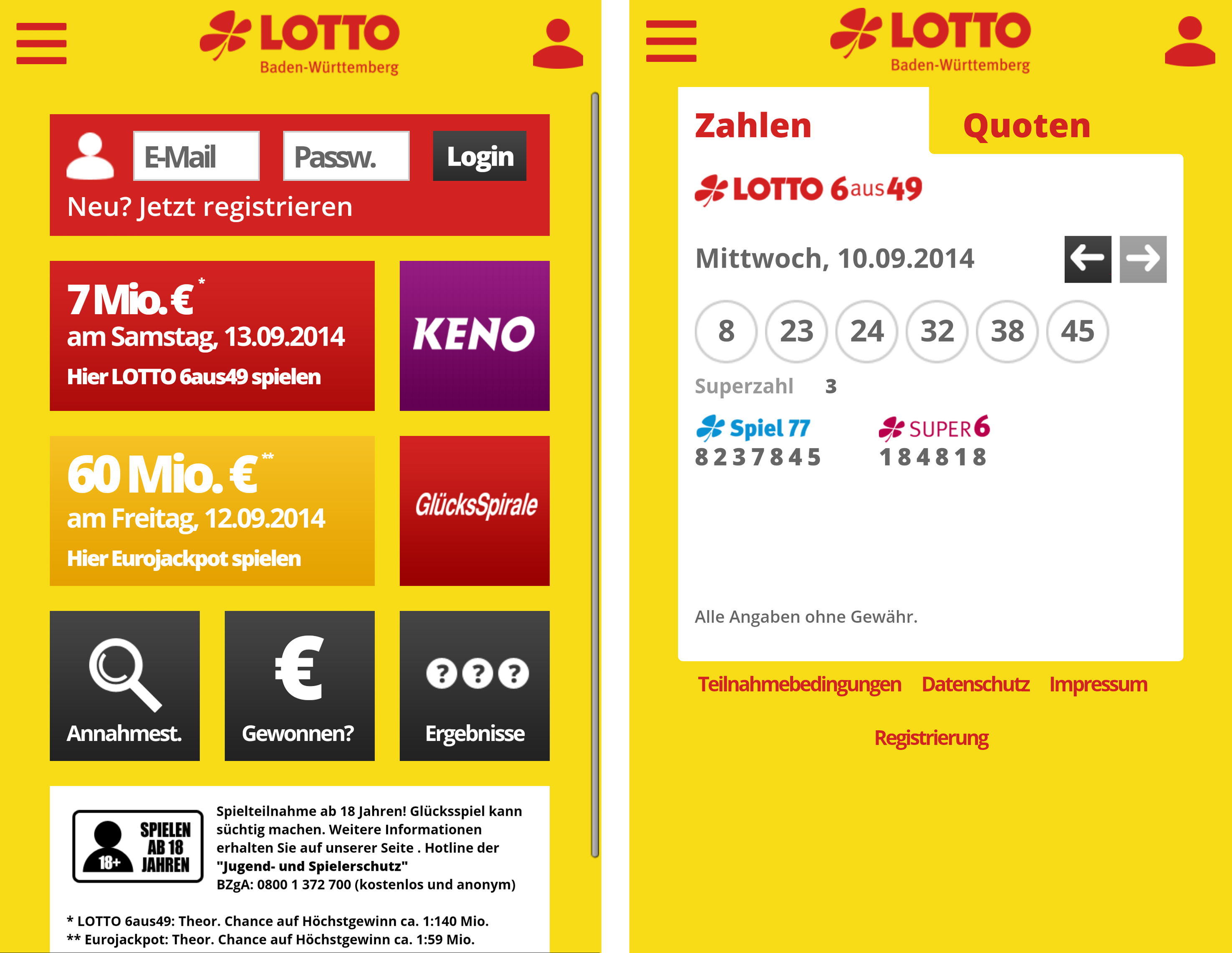 Lotto Baden-Württemberg (Empfehlung) - Androidmag