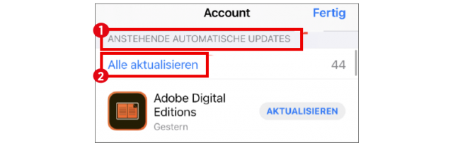 iPhone Ratgeber_App Store_Updates installlieren