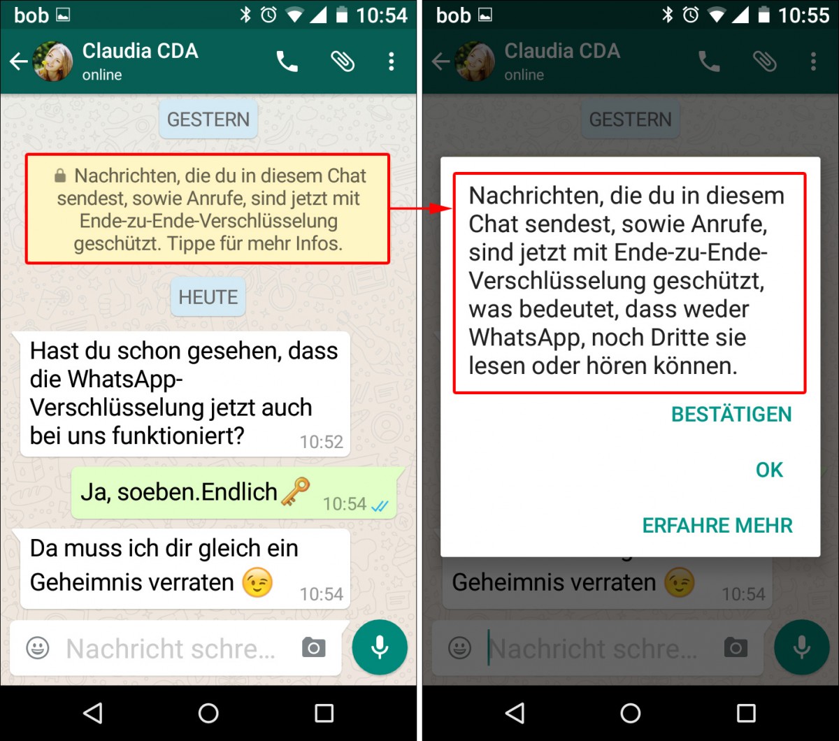 So Aktivierst Und überprüfst Du Die Ende-zu-Ende-Verschlüsselung Für ...