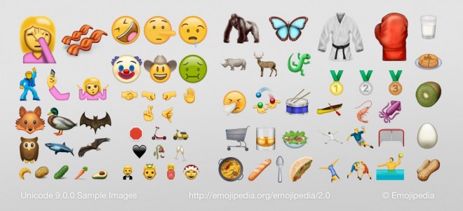 Emojipedia hat von den neuen Emojis Mockups erstellt (Bild: Emojipedia)