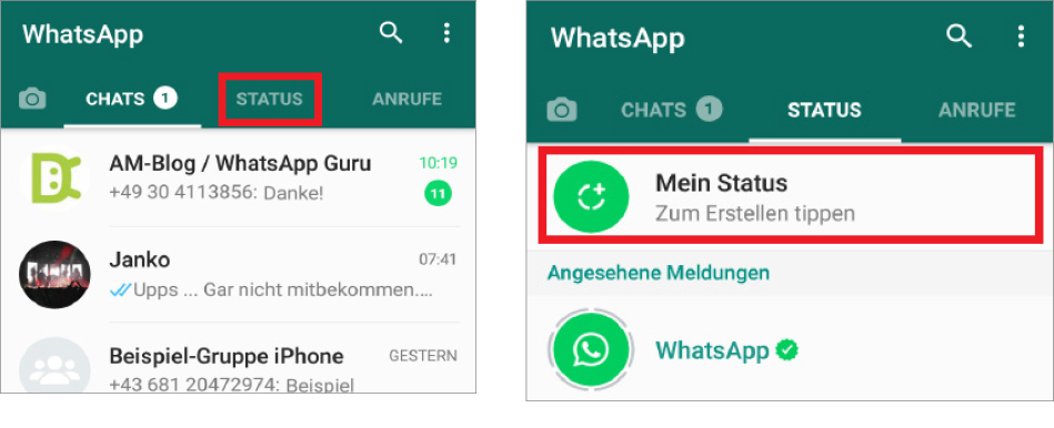 WhatsApp: Die Neue Status-Funktion - Schritt Für Schritt Erklärt ...