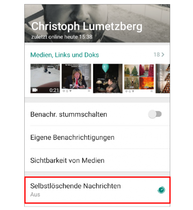 Praktische WhatsApp-Tipps: Selbstlöschende Nachrichten - Androidmag