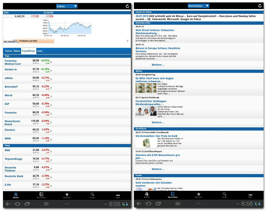 Finanzen.net Börse & Aktien Im Test - Android Magazin